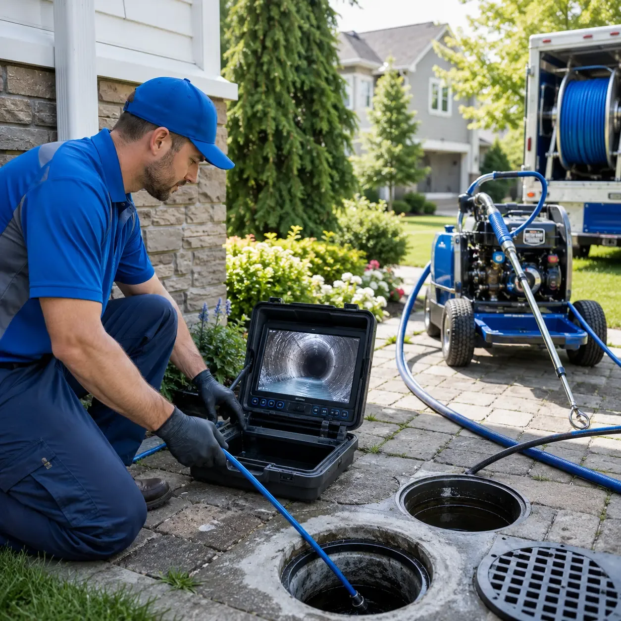 Outdoor drain cleaning professionals serving Hallwood, VA